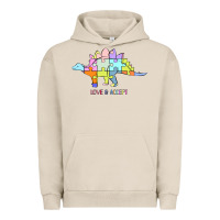 Pigment French Oak Titi Pretty Art Love And Accept Urban Hoodie - CowhideDigitalArt