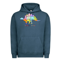 Pigment Midnight Navy Titi Pretty Art Love And Accept Urban Hoodie - CowhideDigitalArt
