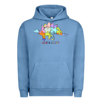 Pigment Pebble Blue Titi Pretty Art Love And Accept Urban Hoodie - CowhideDigitalArt