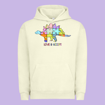 Titi Pretty Art Love And Accept Urban Hoodie Designed By Cowhidedigitalart