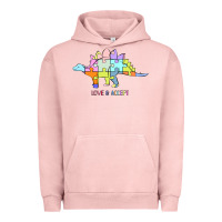 Pigment Salmon Titi Pretty Art Love And Accept Urban Hoodie - CowhideDigitalArt