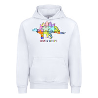 White Titi Pretty Art Love And Accept Urban Hoodie - CowhideDigitalArt
