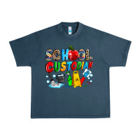 Midnight Navy school custodian Urban Heavy Tee - NancyCooperArtShop