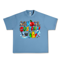 Pebble Blue school custodian Urban Heavy Tee - NancyCooperArtShop