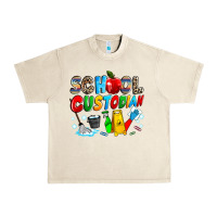Sandshell school custodian Urban Heavy Tee - NancyCooperArtShop