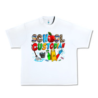 White school custodian Urban Heavy Tee - NancyCooperArtShop