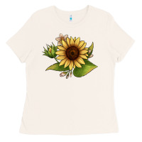 Bone sunflower Ladies Tee - JahusDesignShop