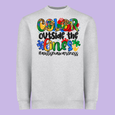 Color Outside The Lines Heavyweight Sweatshirt Designed By Artiststas