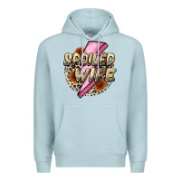 Blue Mist Spoiled Wife Mother's Day Premium Hoodie - CowGirlArtShop