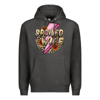 Charcoal Heather Spoiled Wife Mother's Day Premium Hoodie - CowGirlArtShop