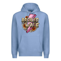 Colony Blue Spoiled Wife Mother's Day Premium Hoodie - CowGirlArtShop