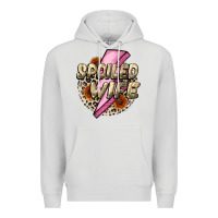 Dove Grey Spoiled Wife Mother's Day Premium Hoodie - CowGirlArtShop