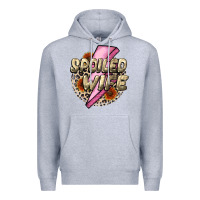 Heather Grey Spoiled Wife Mother's Day Premium Hoodie - CowGirlArtShop
