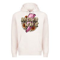 Pale Pink Spoiled Wife Mother's Day Premium Hoodie - CowGirlArtShop
