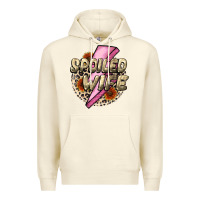 Sandshell Spoiled Wife Mother's Day Premium Hoodie - CowGirlArtShop