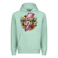 Seafoam Spoiled Wife Mother's Day Premium Hoodie - CowGirlArtShop