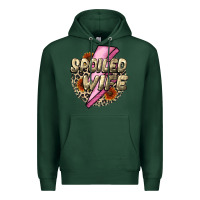 Sports Green Spoiled Wife Mother's Day Premium Hoodie - CowGirlArtShop