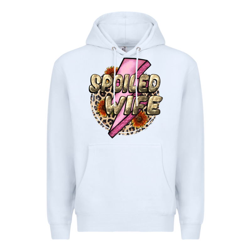 Spoiled Wife Mother's Day Premium Hoodie by CowGirlArtShop | Teevron