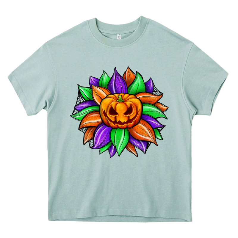 Sunflower Halloween Heavy Core Tee by JahusDesignShop | Teevron