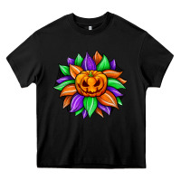 Black sunflower halloween Heavy Core Tee - JahusDesignShop