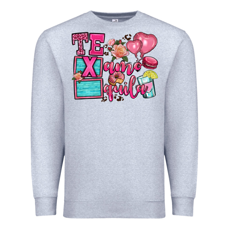 Te Quila Te Amo Premium Sweatshirt by OliviaCreatesArt | Teevron