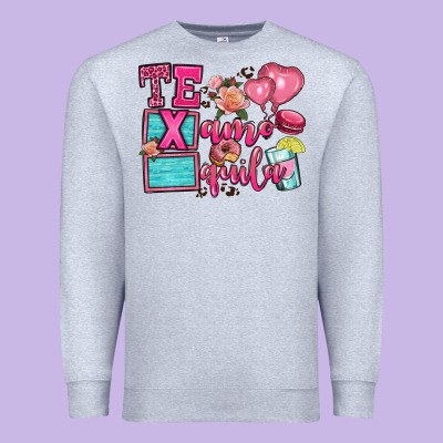 Te Quila Te Amo Premium Sweatshirt Designed By Oliviacreatesart