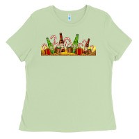 Matcha beer bottles for christmas Ladies Tee - AdoDesignShop