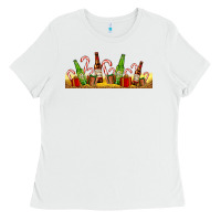 White beer bottles for christmas Ladies Tee - AdoDesignShop