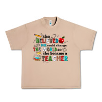 Burro she believed she could change the world so she bec Urban Heavy Tee - NancyCooperArtShop
