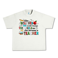 She Believed She Could Change The World So She Bec Urban Heavy Tee | Teevron