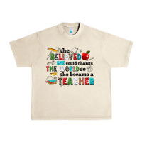 Sandshell she believed she could change the world so she bec Urban Heavy Tee - NancyCooperArtShop