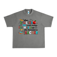 Tornado she believed she could change the world so she bec Urban Heavy Tee - NancyCooperArtShop