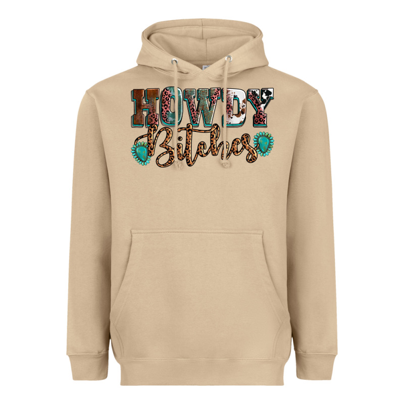 Howdy Bitches Mother's Day Heavyweight Hoodie by HowdyJamesFarm | Teevron
