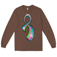 Chestnut metastatic breast cancer ribbon Long Sleeve Tee - LillyAllenDesigns
