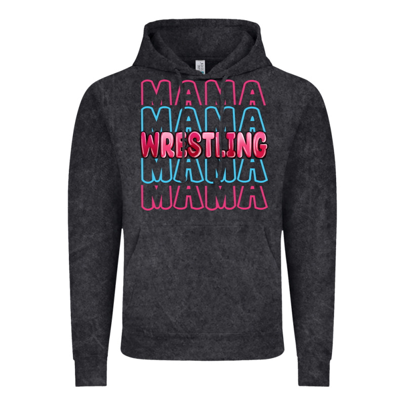 Wrestling Mama Vintage Hoodie by MaliasSmallBusiness | Teevron