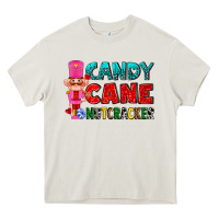 Cream candy cane and pink nutcracker ado Heavy Core Tee - AdoDesignShop