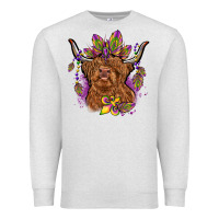 Mardi Gras Cow Premium Sweatshirt | Teevron