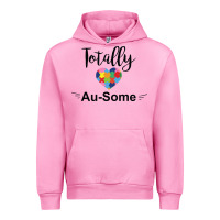 Fuchsia Pink totally au some Urban Hoodie - CowhideDigitalArt