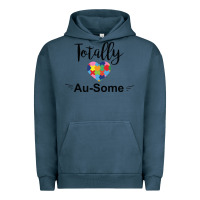 Pigment Midnight Navy totally au some Urban Hoodie - CowhideDigitalArt