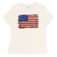 Bone American flag Ladies Tee - JahusDesignShop