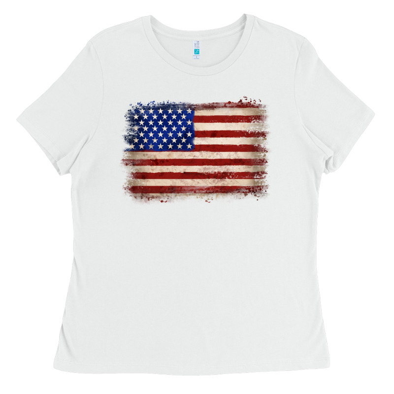 American Flag Ladies Tee by JahusDesignShop | Teevron