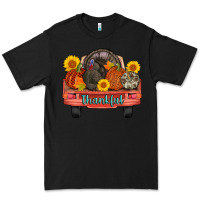 Black thankful turkey truck Premium Tee - AdoDesignShop