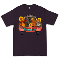 Plum thankful turkey truck Premium Tee - AdoDesignShop