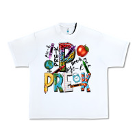 White pre k Urban Heavy Tee - NancyCooperArtShop