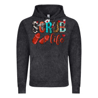 Vintage Black scrub life Vintage Hoodie - NancyCooperArtShop