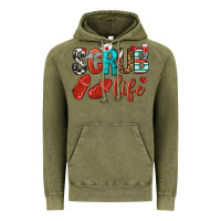 Vintage Olive scrub life Vintage Hoodie - NancyCooperArtShop