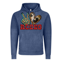 Vintage Denim Peace Love Rodeo Vintage Hoodie - Jasminsmagicworld