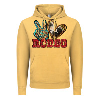 Vintage Mustard Peace Love Rodeo Vintage Hoodie - Jasminsmagicworld