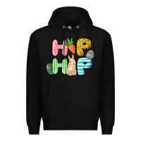 Black Hip hop Easter Day Premium Hoodie - HowdyJamesFarm