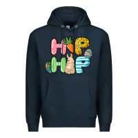 Navy Hip hop Easter Day Premium Hoodie - HowdyJamesFarm
